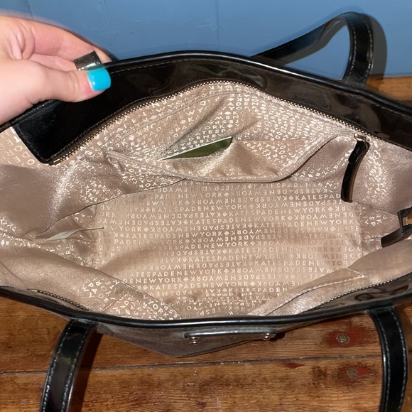 Kate Spade Patent Leather Medium Size Tote Bag - Picture 9 of 12